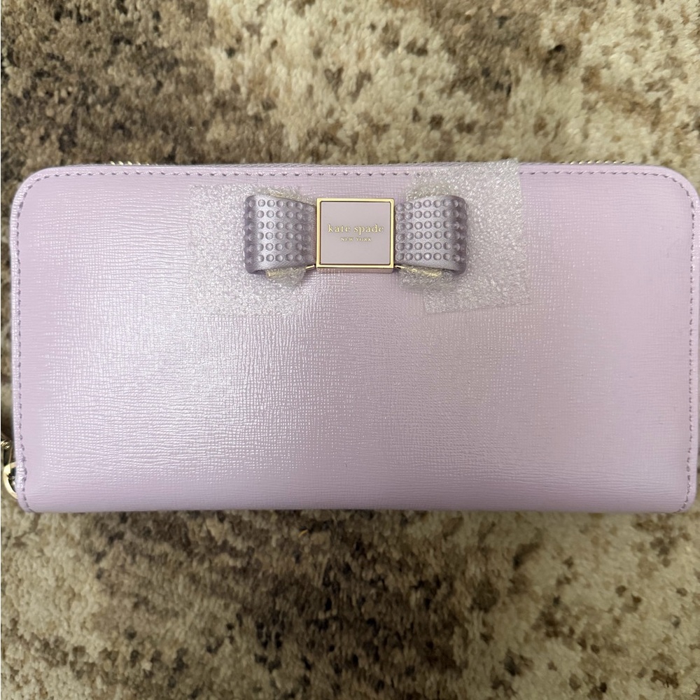 Kate Spade Morgan Lavender Bow Wallet